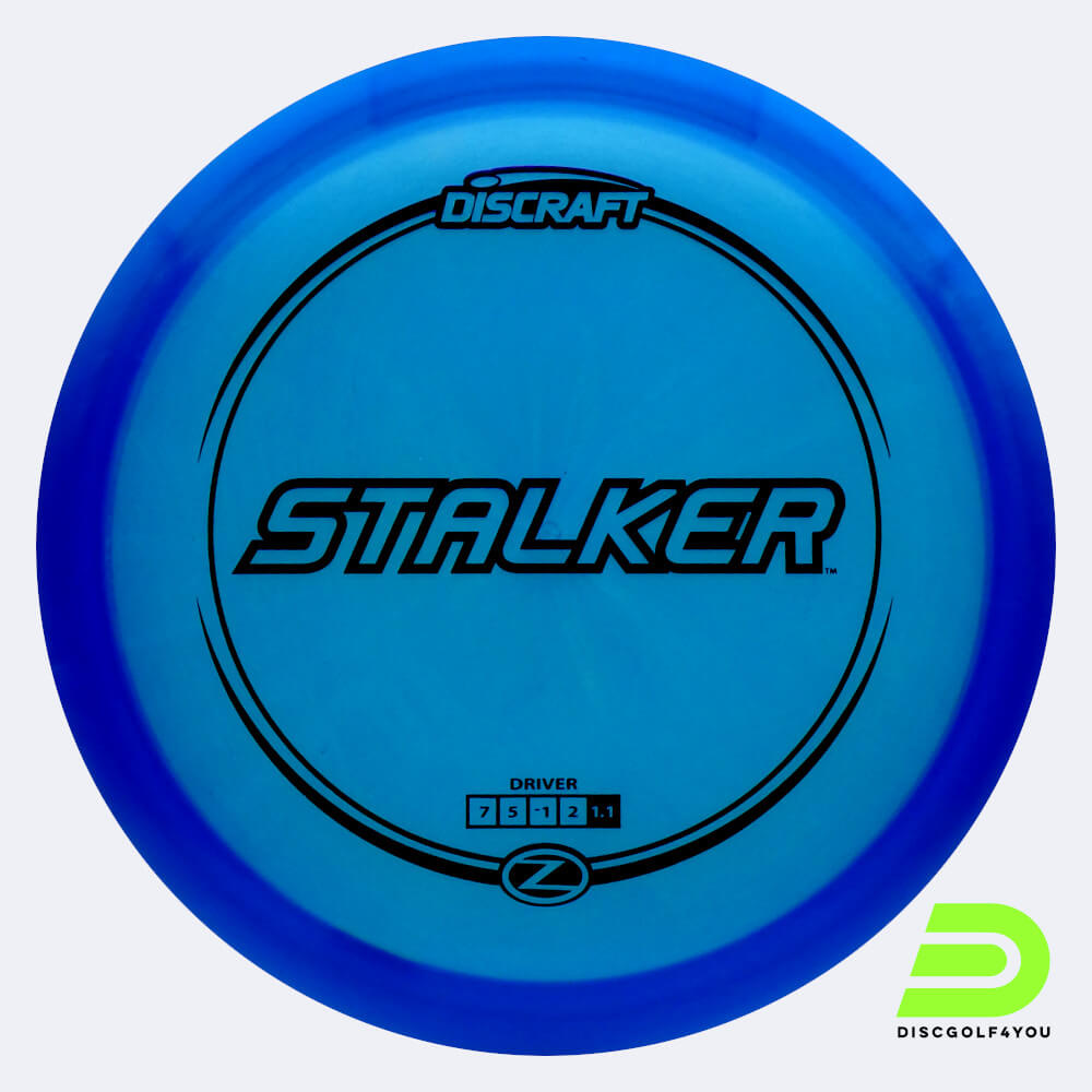 Discraft Stalker in blue, z-line plastic Discraft Stalker in blue, z-line plastic