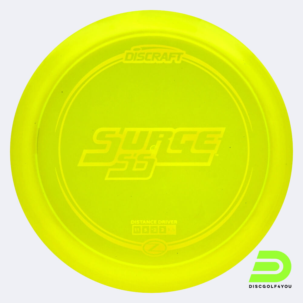 discraft surge ss in gelb, im z-line kunststoff und ohne spezialeffekt Discraft Surge SS in gelb, im Z-Line Kunststoff und ohne Spezialeffekt
