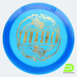 Discraft Thrasher 2023 Ledgestone Edition in blau, im Z GLO Kunststoff und ohne Spezialeffekt