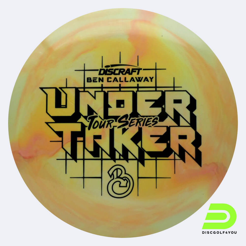 discraft undertaker - ben callaway tour series in gelb, im esp kunststoff und burst spezialeffekt Discraft Undertaker - Ben Callaway Tour Series in gelb, im ESP Kunststoff und burst Spezialeffekt