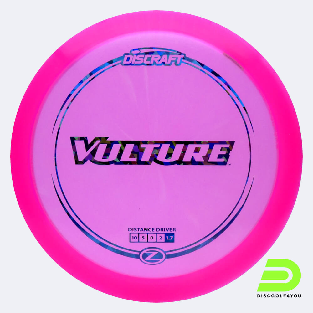 Discraft Vulture in pink, z-line plastic Discraft Vulture in pink, z-line plastic