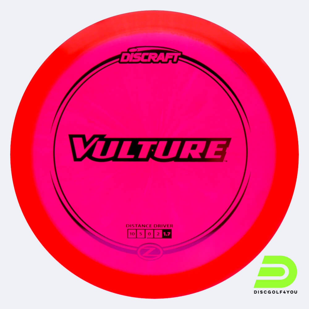 Discraft Vulture in red, z-line plastic Discraft Vulture in red, z-line plastic