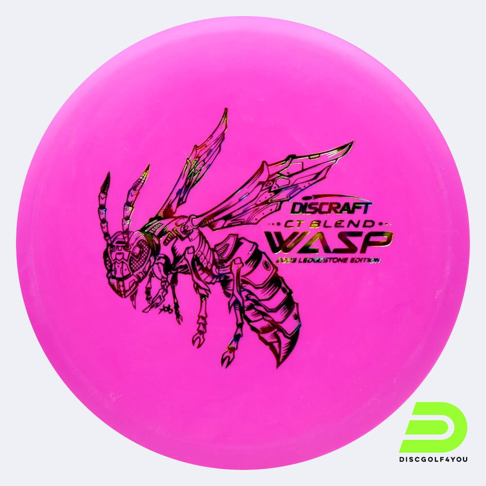 Discraft Wasp 2023 Ledgestone Edition in pink, ct blend plastic Discraft Wasp 2023 Ledgestone Edition in pink, ct blend plastic