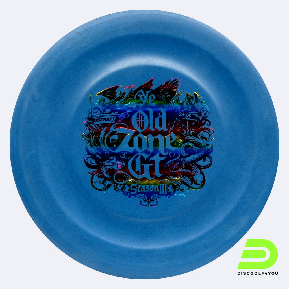 Discraft Zone GT Ledgestone Edition in blue, rubber blend plastic Discraft Zone GT Ledgestone Edition in blue, rubber blend plastic