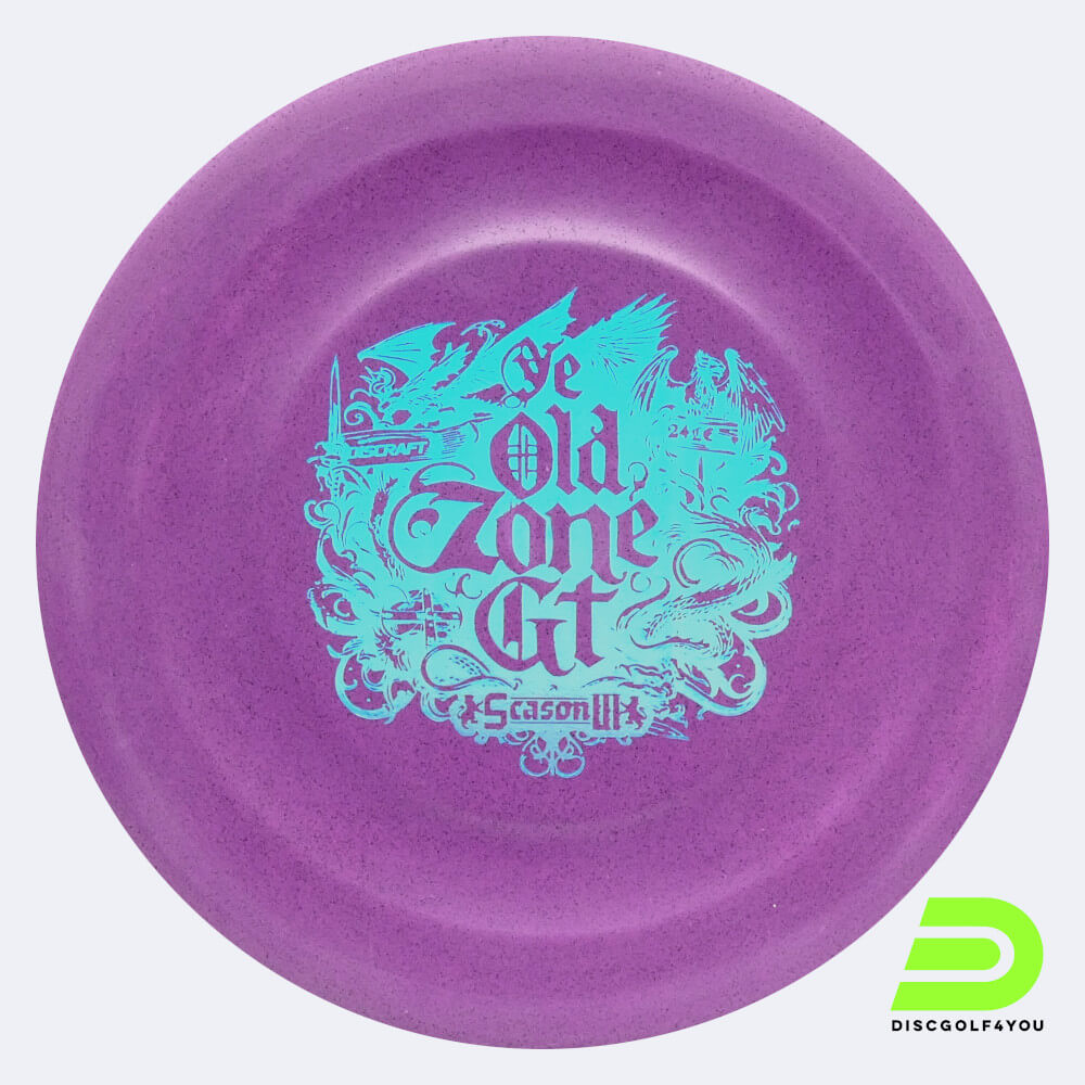 Discraft Zone GT Ledgestone Edition in purple, rubber blend plastic Discraft Zone GT Ledgestone Edition in purple, rubber blend plastic