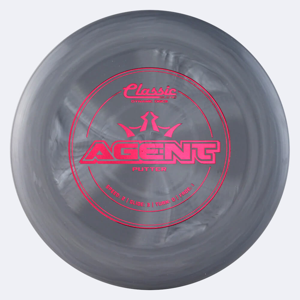 Dynamic Disc Agent in grey, classic blend plastic Dynamic Disc Agent in grey, classic blend plastic