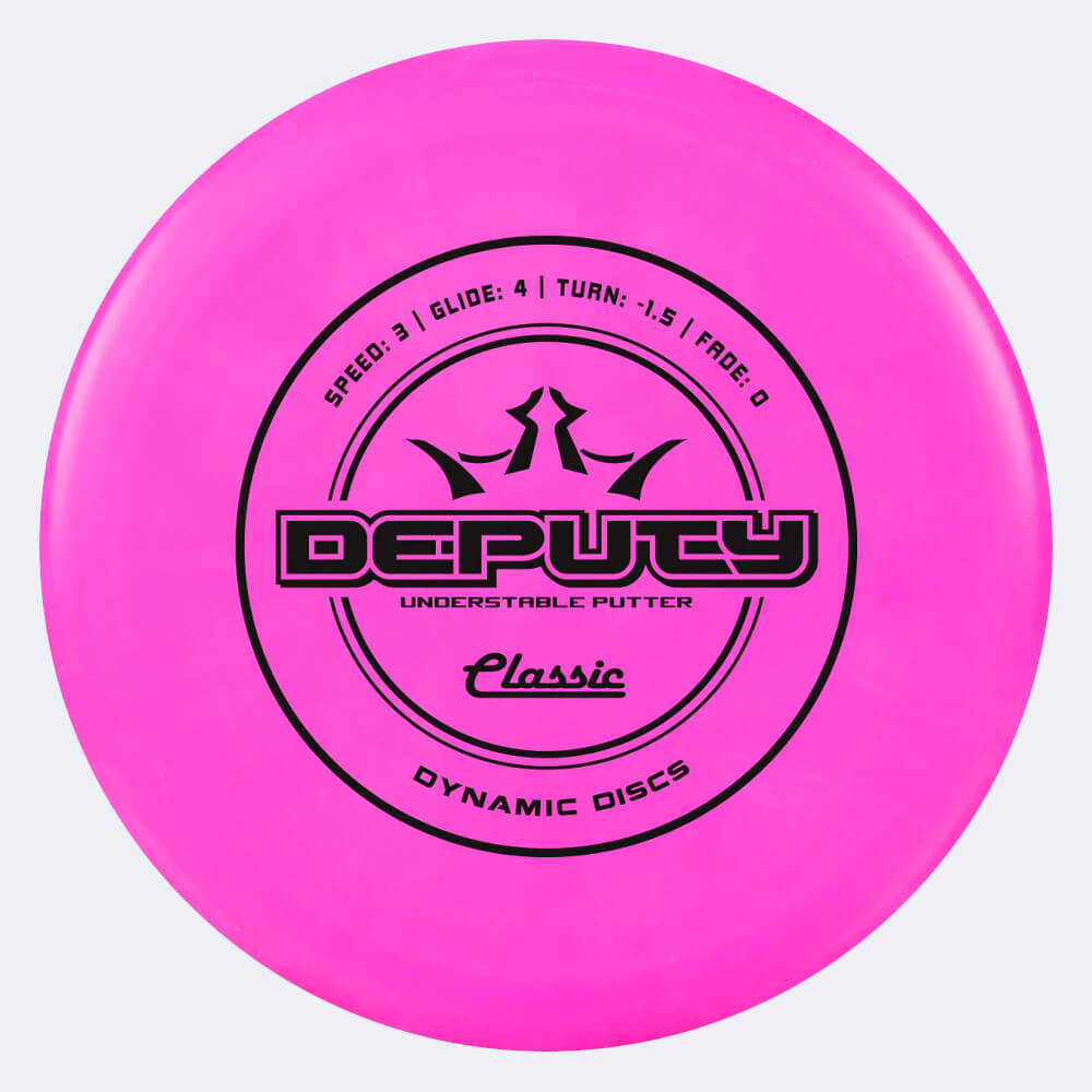 dynamic discs deputy in rosa, im classic kunststoff und ohne spezialeffekt Dynamic Discs Deputy in rosa, im Classic Kunststoff und ohne Spezialeffekt
