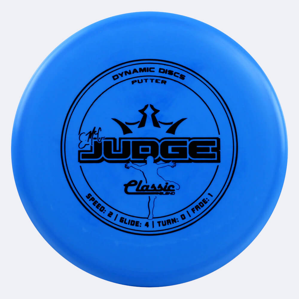 Dynamic Discs Emac Judge in blue, classic blend plastic Dynamic Discs Emac Judge in blue, classic blend plastic
