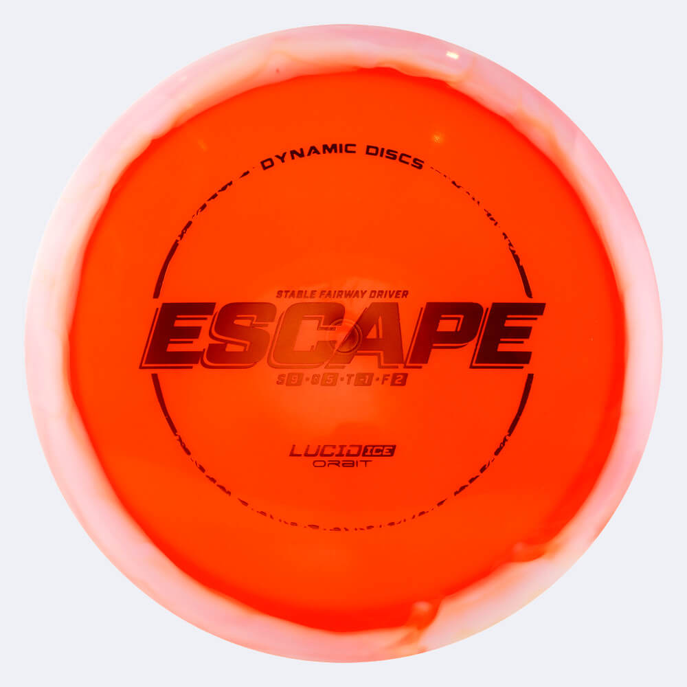 Dynamic Discs Escape in classic-orange, lucid ice orbit plastic Dynamic Discs Escape in classic-orange, lucid ice orbit plastic