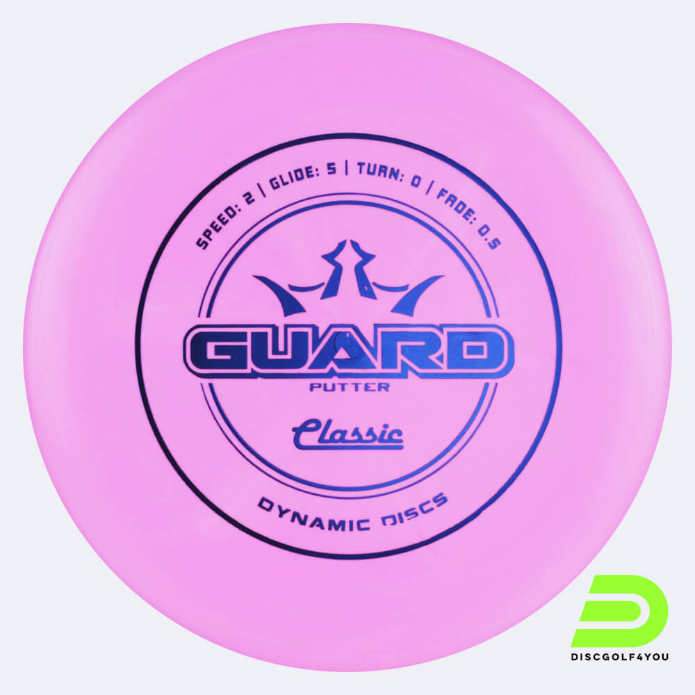 dynamic discs guard in rosa, im classic kunststoff und ohne spezialeffekt Dynamic Discs Guard in rosa, im Classic Kunststoff und ohne Spezialeffekt