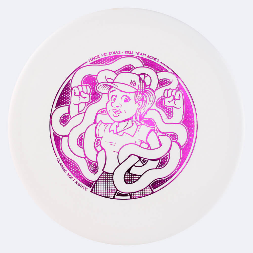 dynamic discs justice macie velediaz team series in weiss, im classic soft kunststoff und ohne spezialeffekt Dynamic Discs Justice Macie Velediaz Team Series in weiss, im Classic Soft Kunststoff und ohne Spezialeffekt