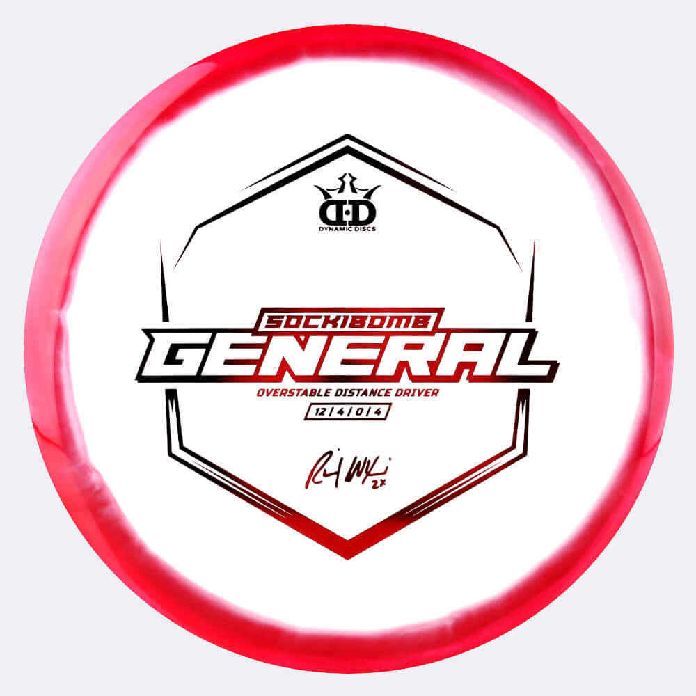 dynamic discs sockibomb general in weiss-rot, im supreme orbit kunststoff und ohne spezialeffekt Dynamic Discs Sockibomb General in weiss-rot, im Supreme Orbit Kunststoff und ohne Spezialeffekt