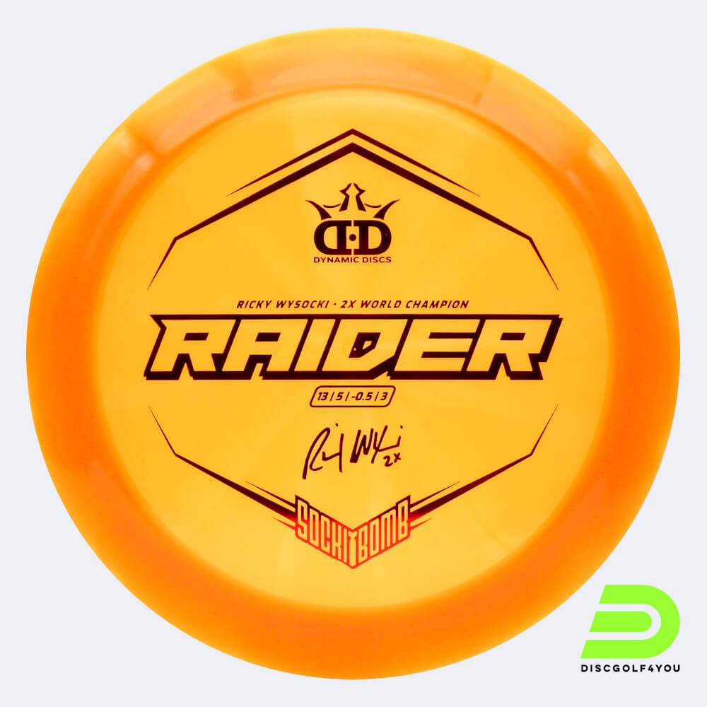 Dynamic Discs Sockibomb Raider in classic-orange, lucid x plastic Dynamic Discs Sockibomb Raider in classic-orange, lucid x plastic