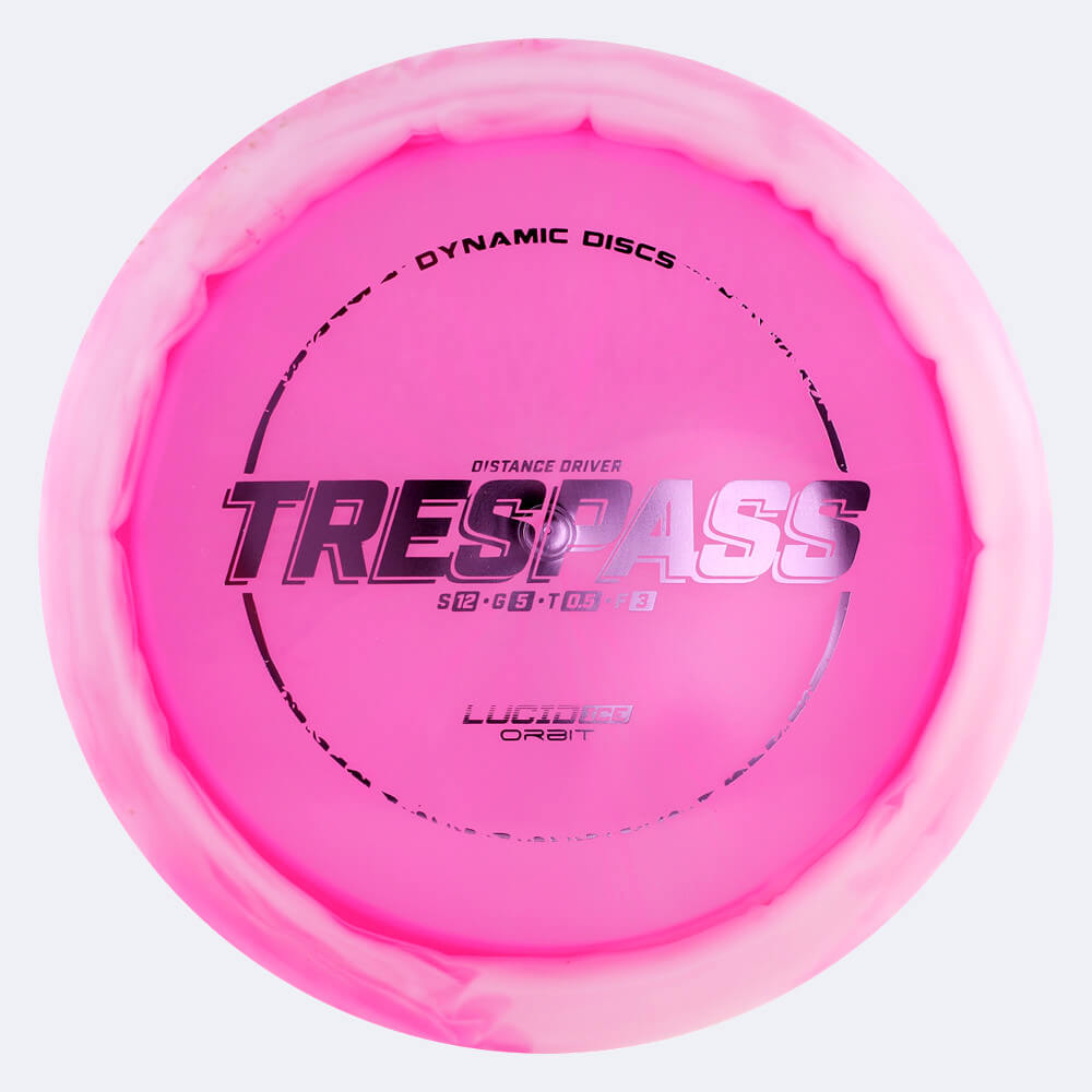 dynamic discs trespass in rosa, im lucid ice orbit kunststoff und ohne spezialeffekt Dynamic Discs Trespass in rosa, im Lucid Ice Orbit Kunststoff und ohne Spezialeffekt