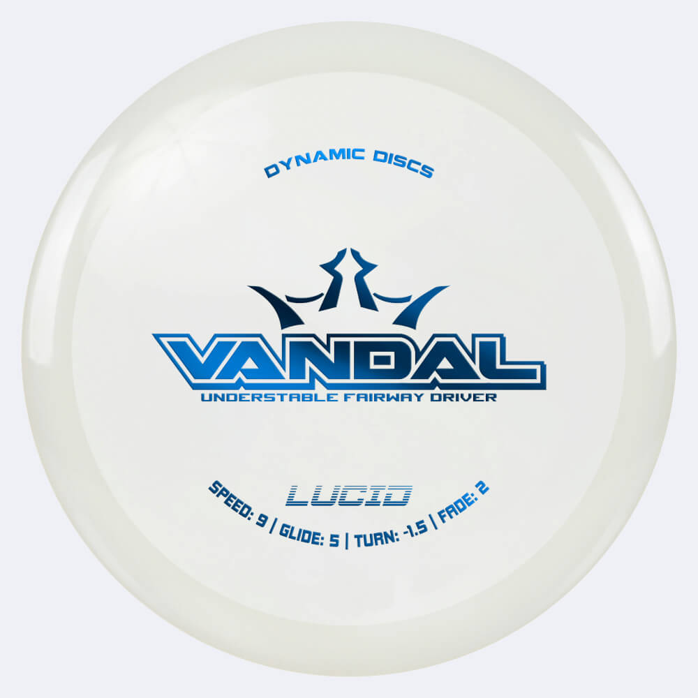 Dynamic Discs Verdict in white, lucid plastic Dynamic Discs Verdict in white, lucid plastic