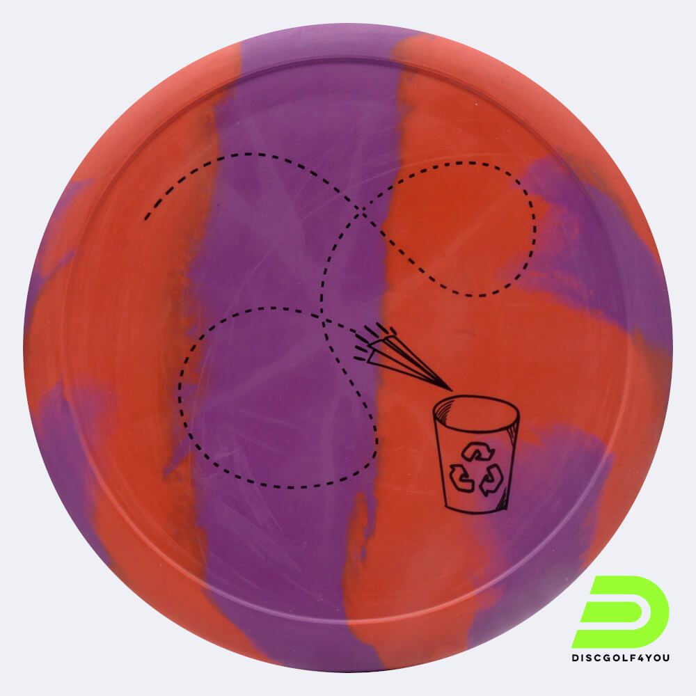 Elevation Interceptor in classic-orange, ecoflex plastic and burst effect Elevation Interceptor in classic-orange, ecoflex plastic and burst effect