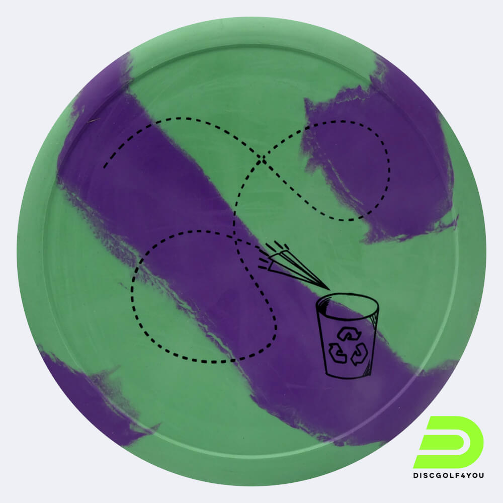 elevation interceptor in violett, im ecoflex kunststoff und burst spezialeffekt Elevation Interceptor in violett, im ecoFlex Kunststoff und burst Spezialeffekt