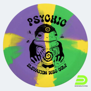 Elevation Psychic in gelb, im ecoFlex Kunststoff und burst Spezialeffekt
