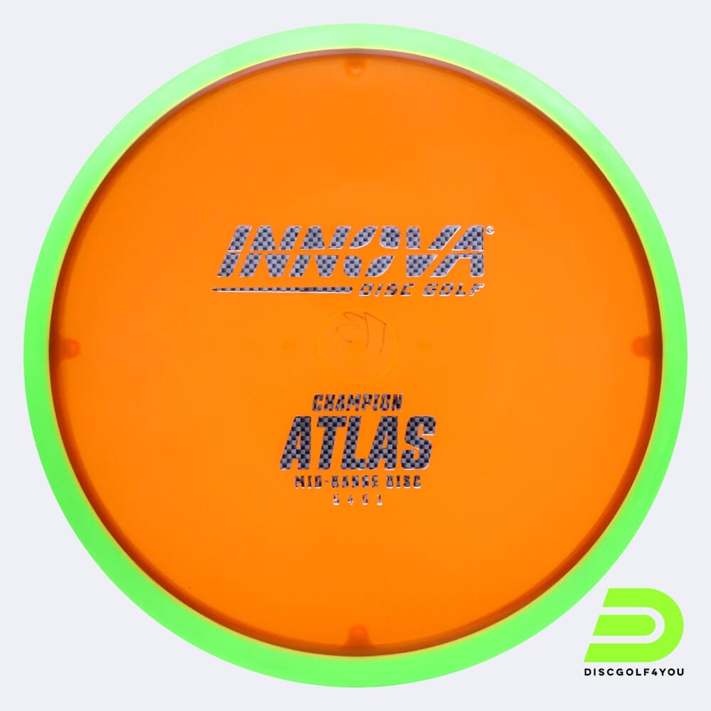 innova atlas in orange, im champion kunststoff und ohne spezialeffekt Innova Atlas in orange, im Champion Kunststoff und ohne Spezialeffekt