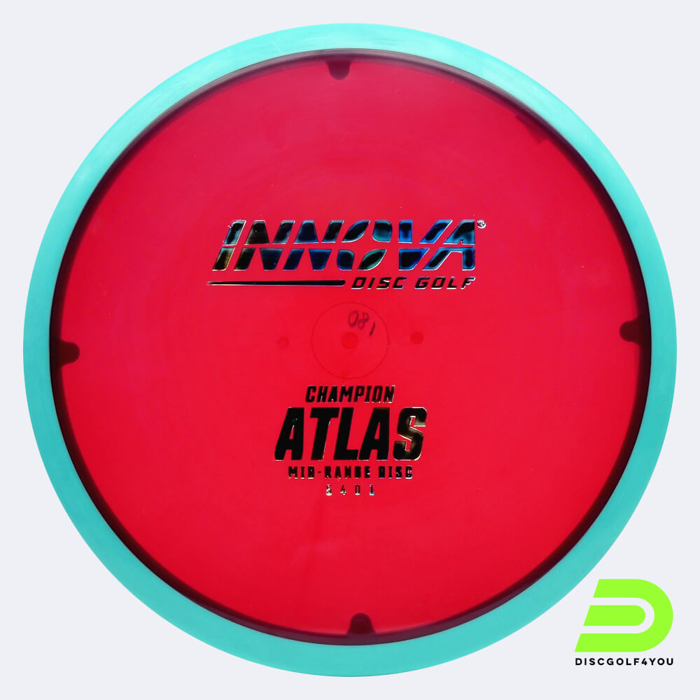 innova atlas in rot, im champion kunststoff und ohne spezialeffekt Innova Atlas in rot, im Champion Kunststoff und ohne Spezialeffekt