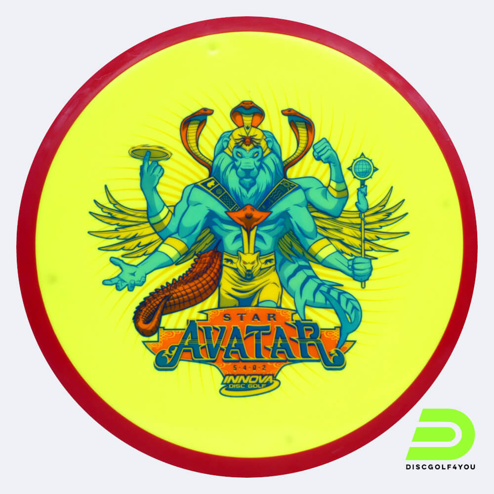 Innova Avatar in yellow, star innfuse plastic Innova Avatar in yellow, star innfuse plastic