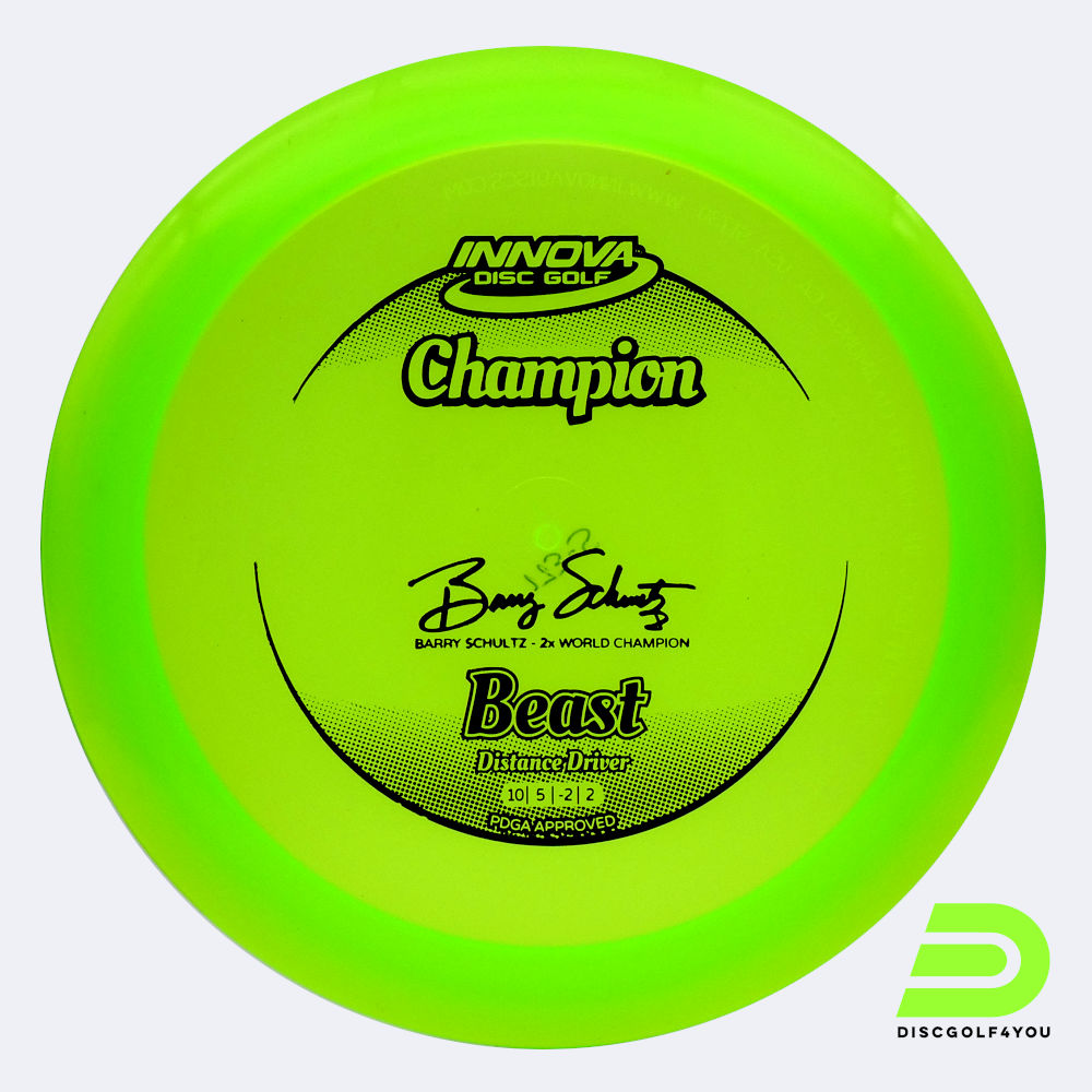 Innova Beast in green, champion plastic Innova Beast in green, champion plastic