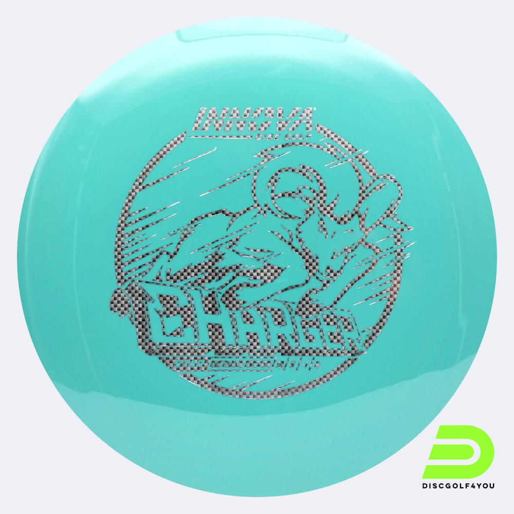 Innova Charger in turquoise, star plastic Innova Charger in turquoise, star plastic