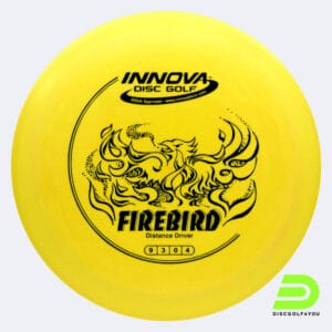 Innova Firebird in gelb, im DX Kunststoff und ohne Spezialeffekt
