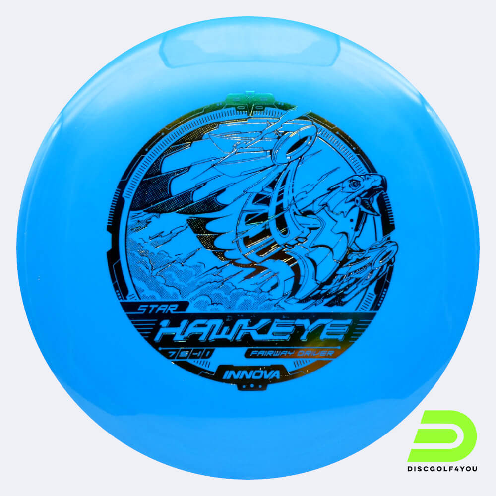 Innova Hawkeye in blue, star plastic Innova Hawkeye in blue, star plastic