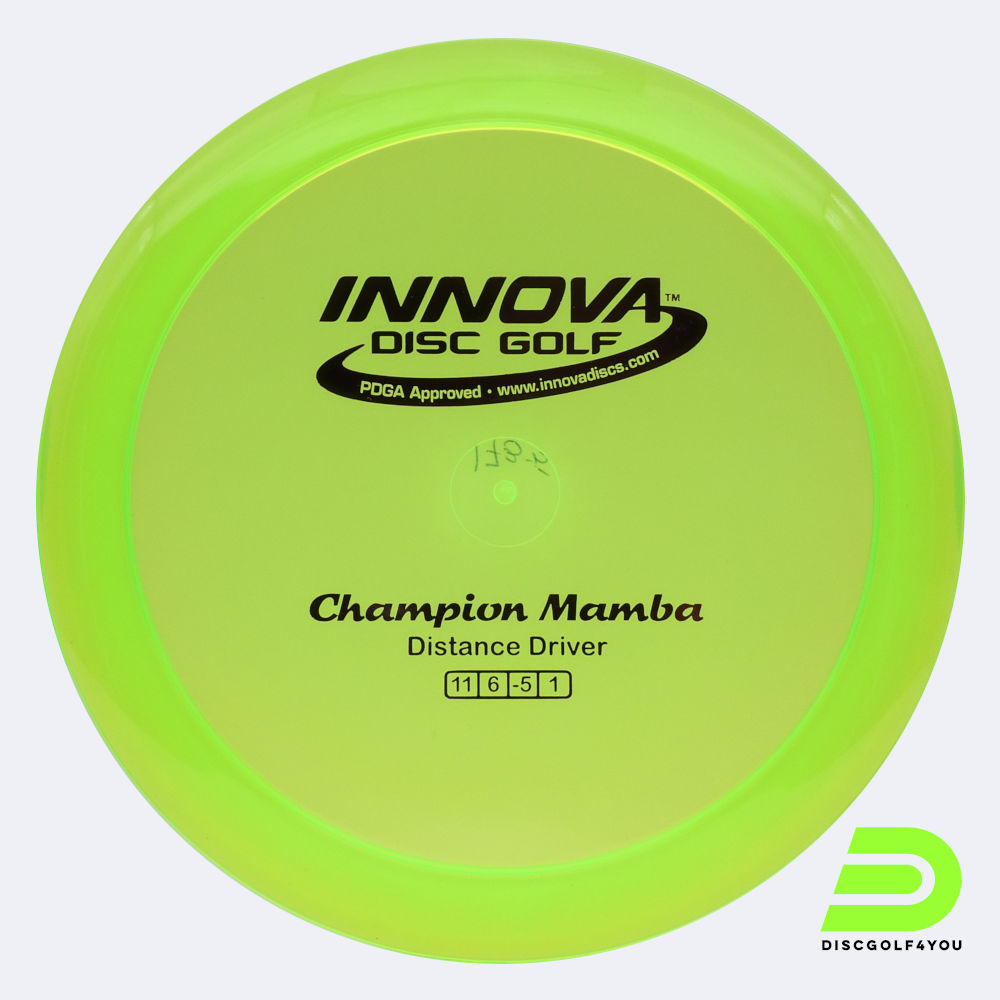 Innova Mamba in yellow, champion plastic Innova Mamba in yellow, champion plastic