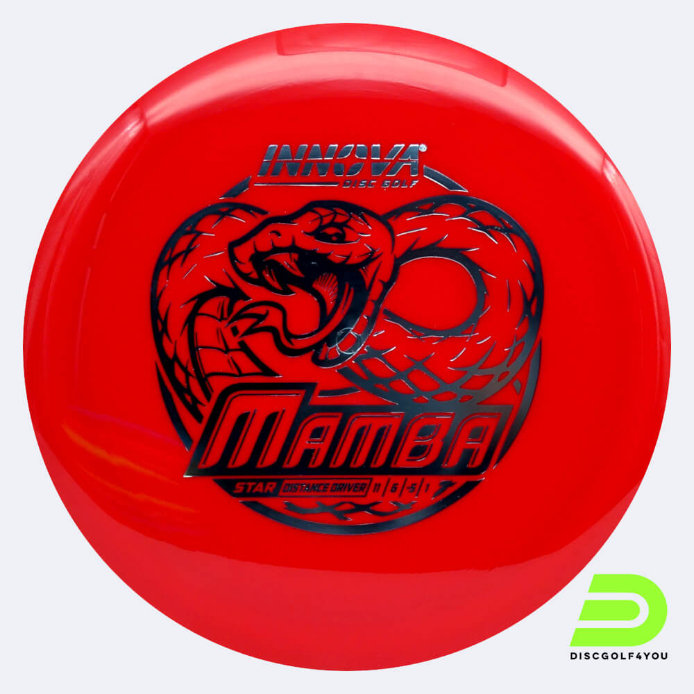 Innova Mamba in red, star plastic and deco effect Innova Mamba in red, star plastic and deco effect
