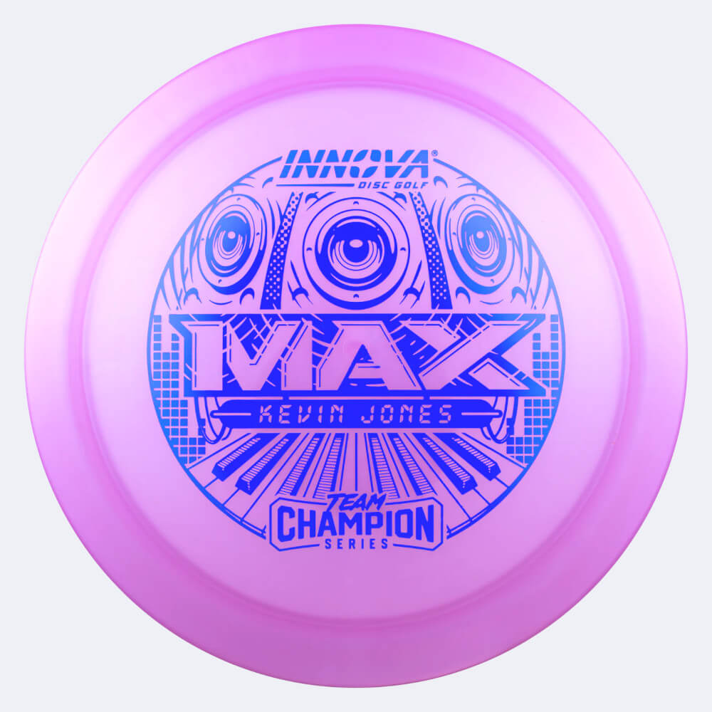 Innova Max Kevin Jones Tour Series in pink, luster champion plastic Innova Max Kevin Jones Tour Series in pink, luster champion plastic