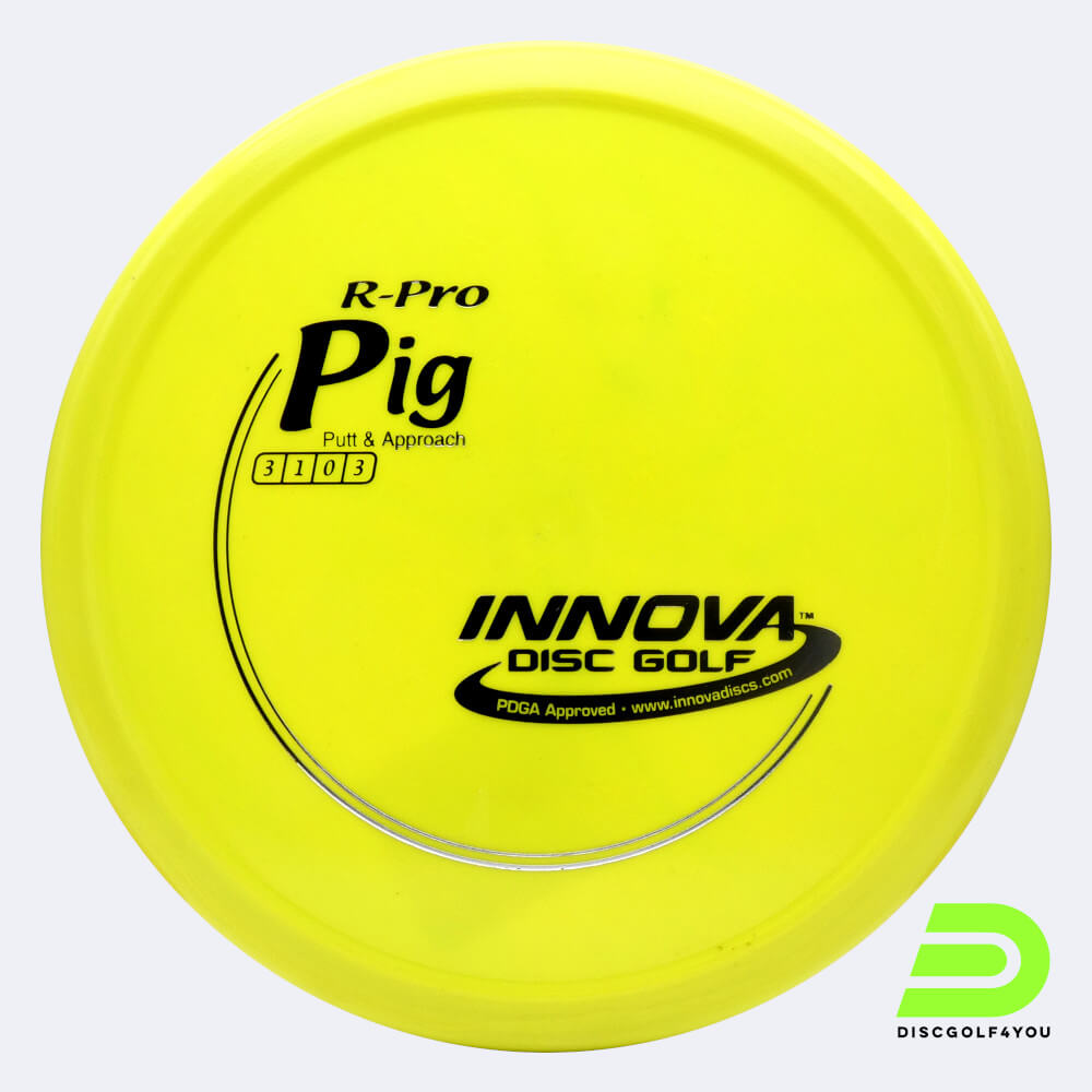 Innova Pig in yellow, r-pro plastic Innova Pig in yellow, r-pro plastic
