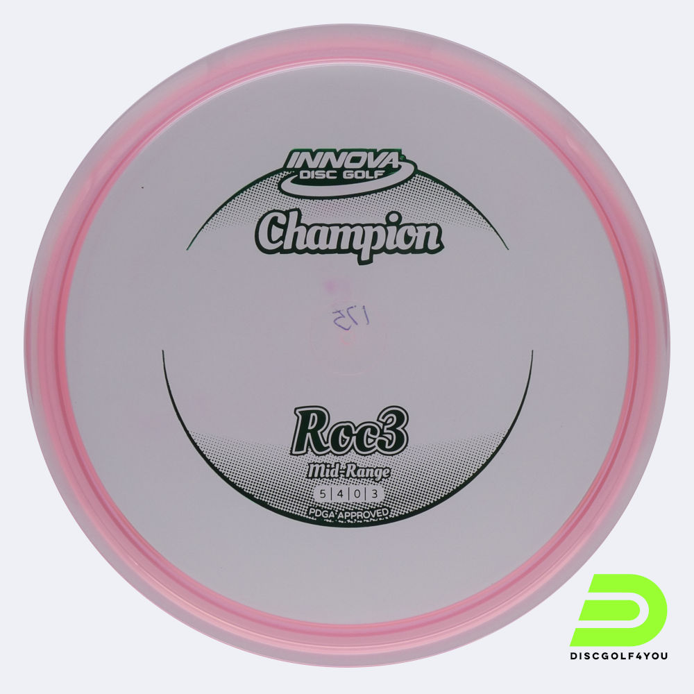 Innova Roc 3 in pink, champion plastic Innova Roc 3 in pink, champion plastic