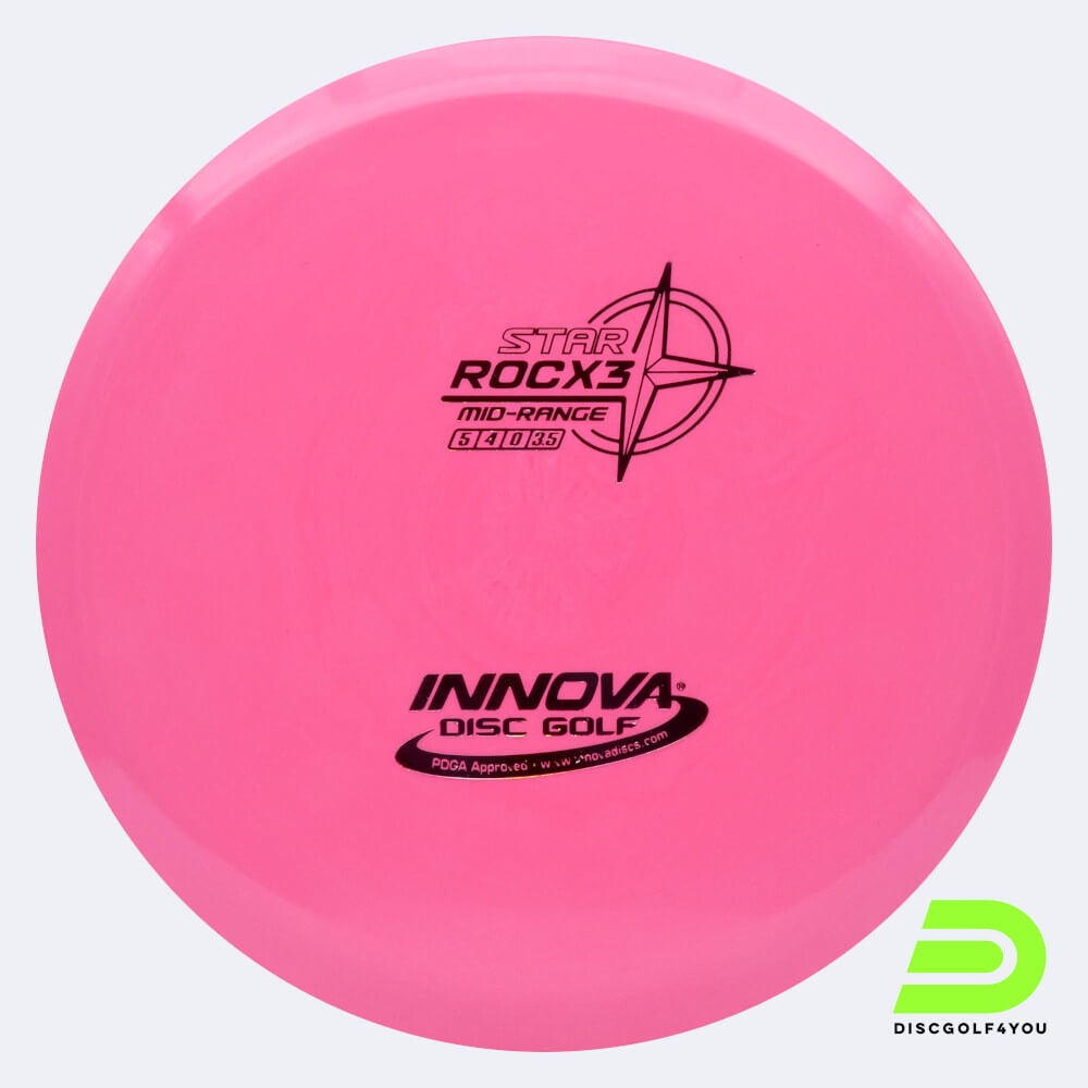 Innova RocX3 in pink, star plastic Innova RocX3 in pink, star plastic