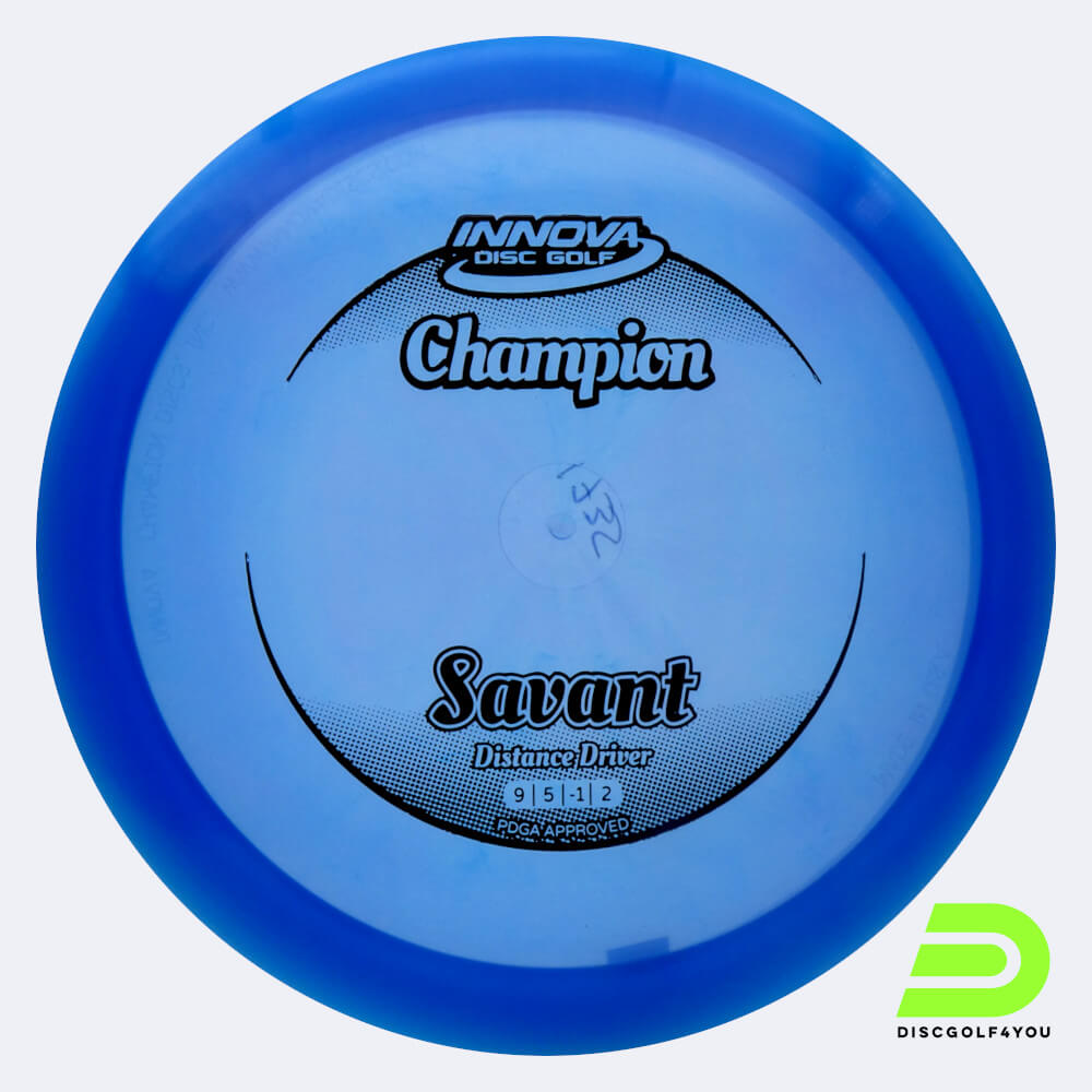 Innova Savant in blue, champion plastic Innova Savant in blue, champion plastic