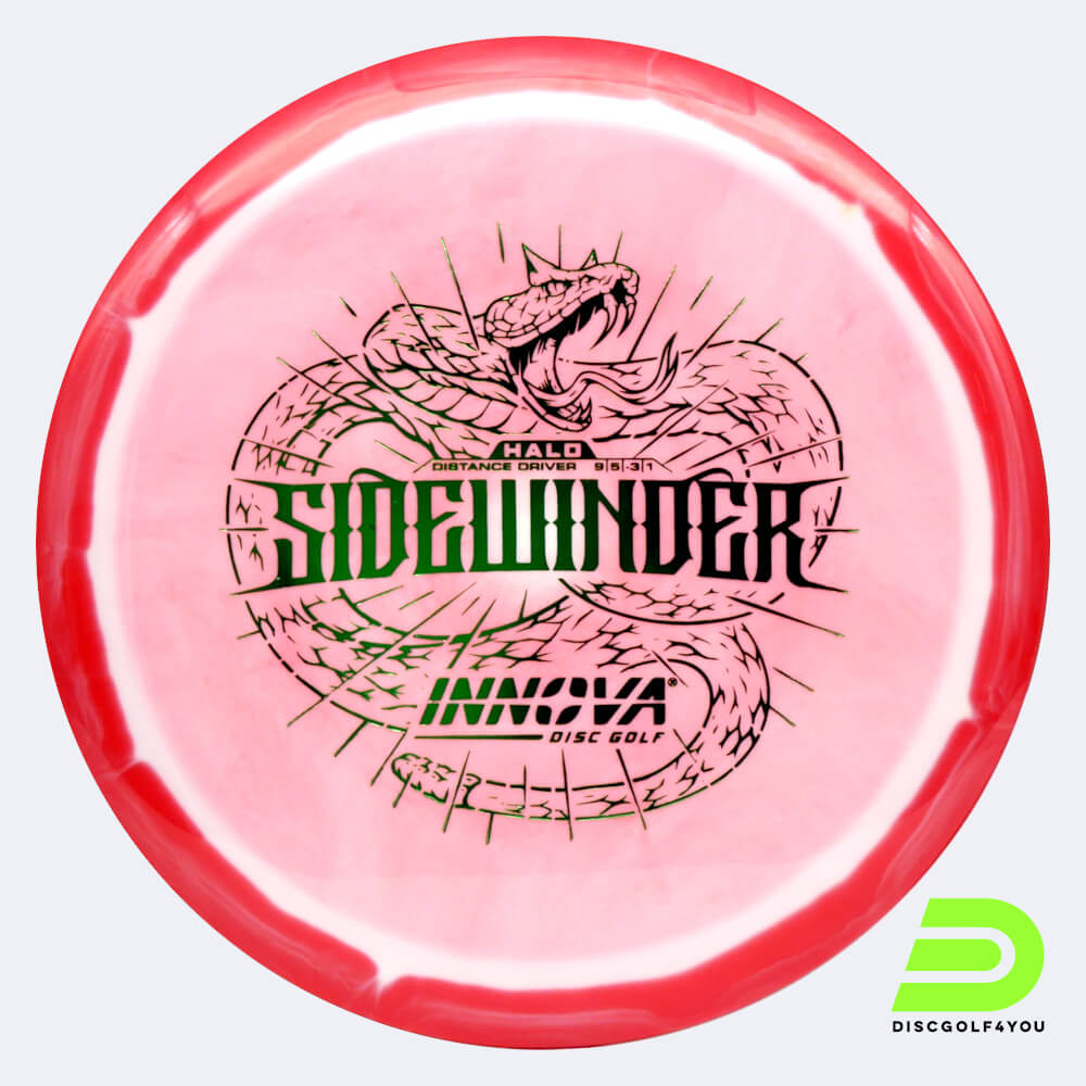 innova sidewinder in weiss-rot, im halo star kunststoff und ohne spezialeffekt Innova Sidewinder in weiss-rot, im Halo Star Kunststoff und ohne Spezialeffekt