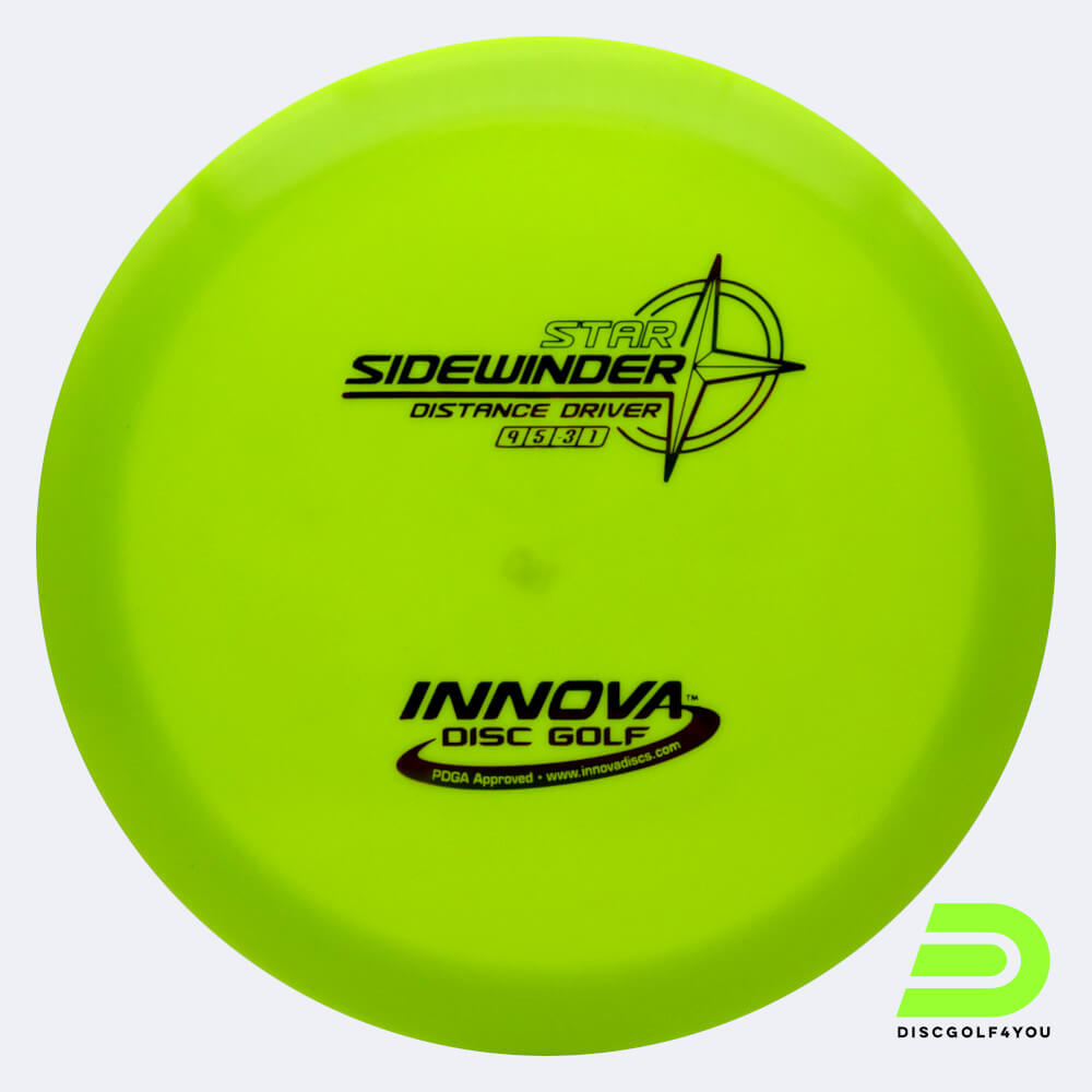 Innova Sidewinder in green, star plastic Innova Sidewinder in green, star plastic