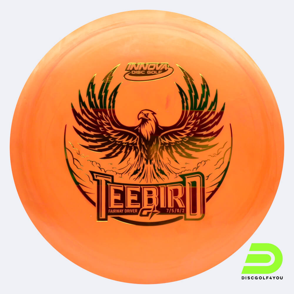 Innova Teebird in classic-orange, gstar plastic and deco effect Innova Teebird in classic-orange, gstar plastic and deco effect