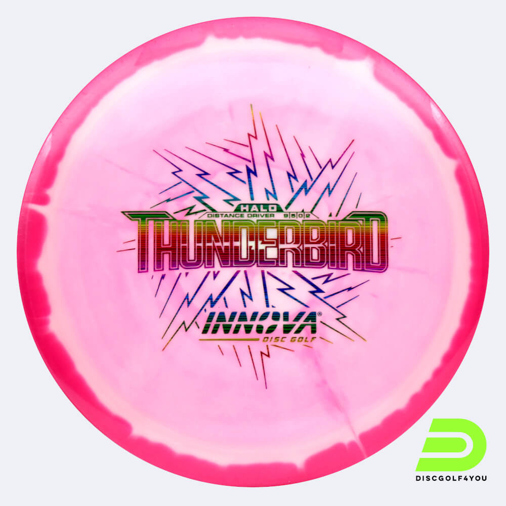 Innova Thunderbird in white-pink, halo star plastic Innova Thunderbird in white-pink, halo star plastic