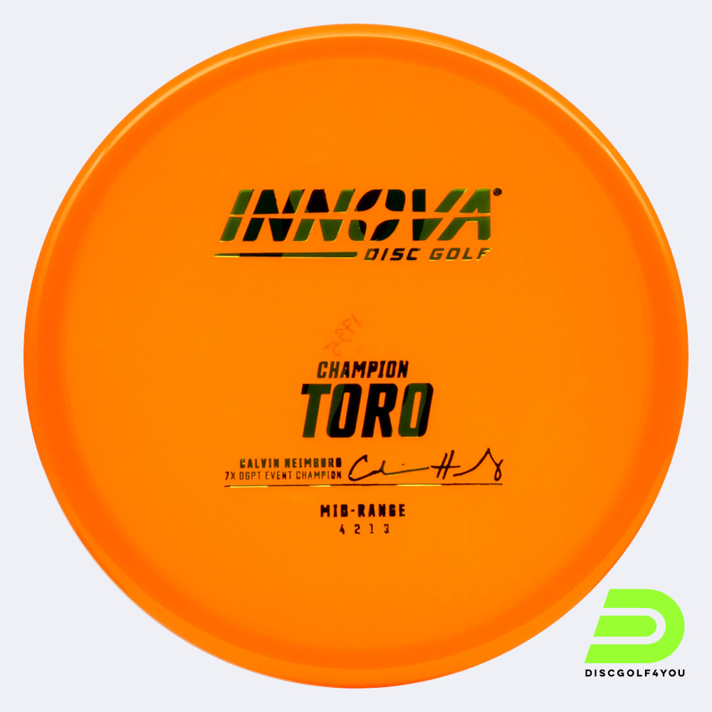 Innova Toro in classic-orange, champion plastic Innova Toro in classic-orange, champion plastic