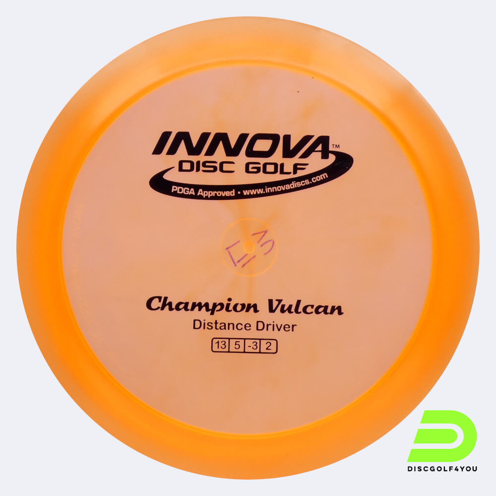 Innova Vulcan in classic-orange, champion plastic Innova Vulcan in classic-orange, champion plastic
