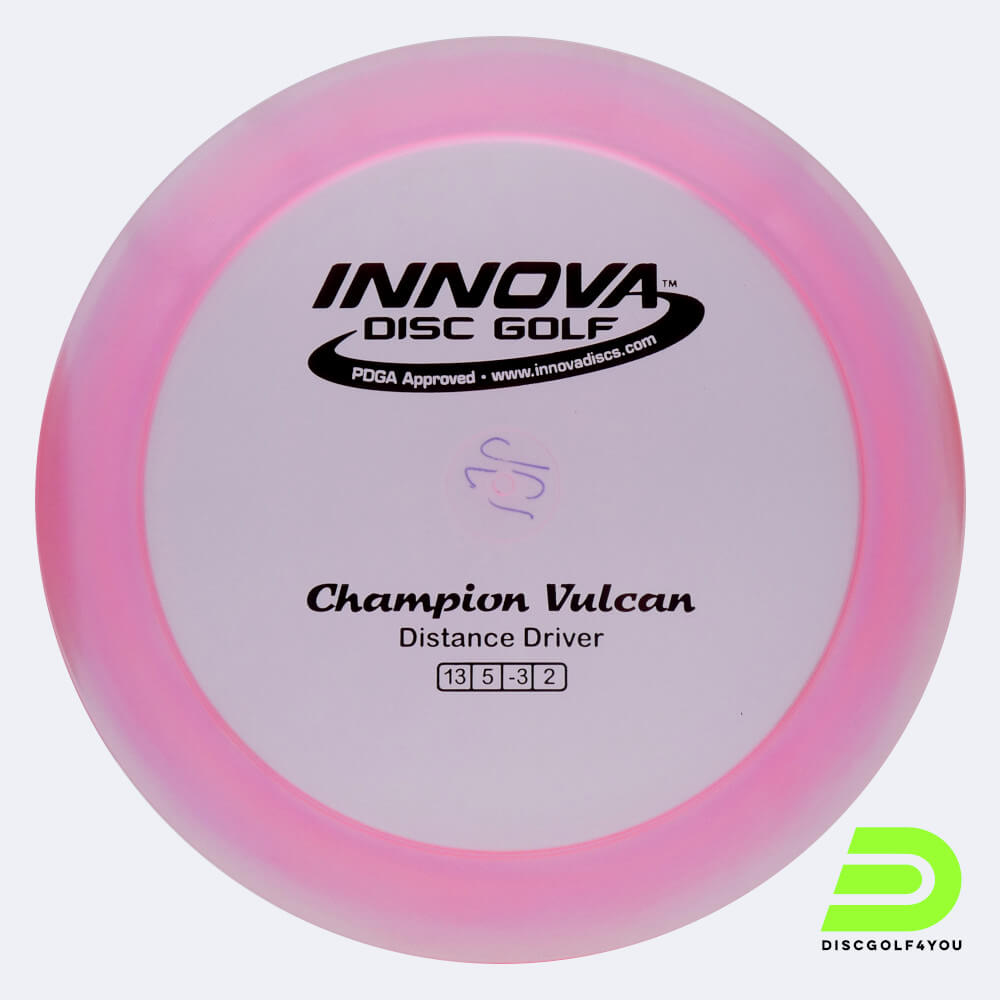 Innova Vulcan in pink, champion plastic Innova Vulcan in pink, champion plastic