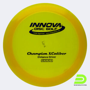 Innova Xcaliber in gelb, im Champion Kunststoff und ohne Spezialeffekt