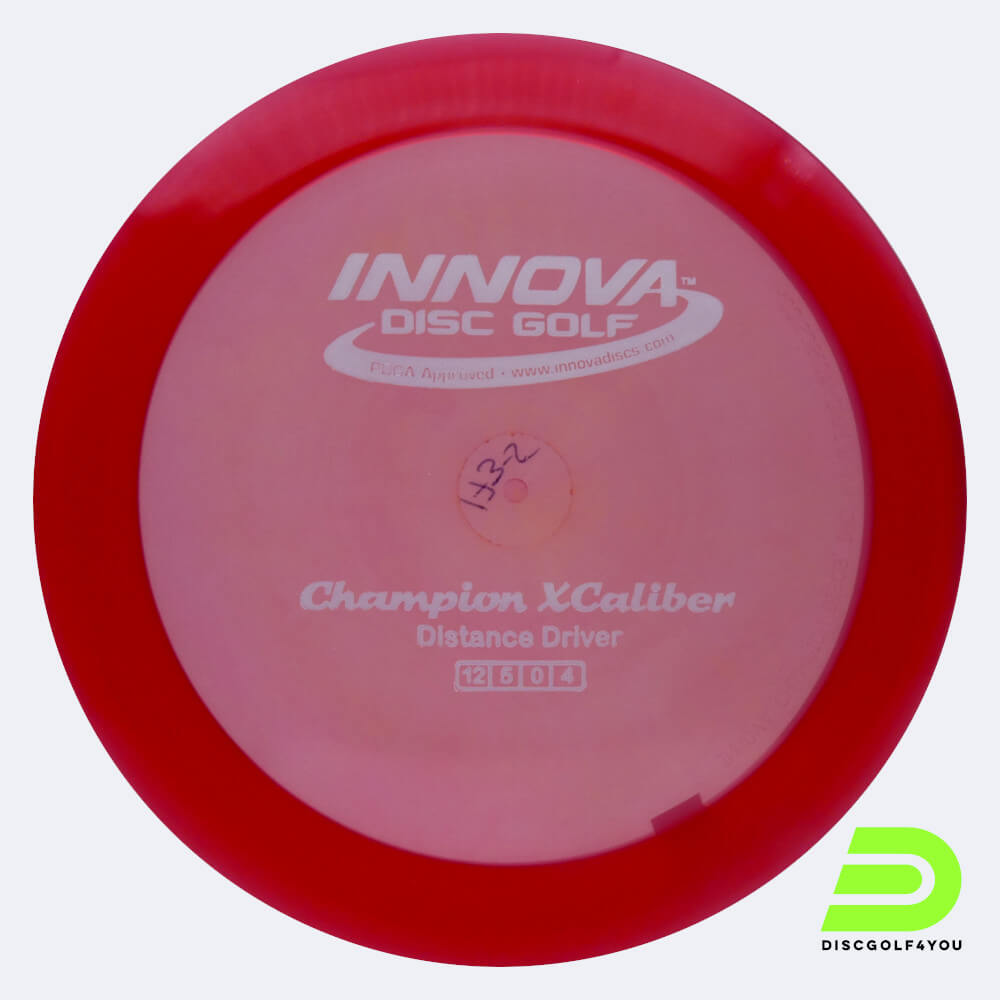 Innova Xcaliber in red, champion plastic Innova Xcaliber in red, champion plastic