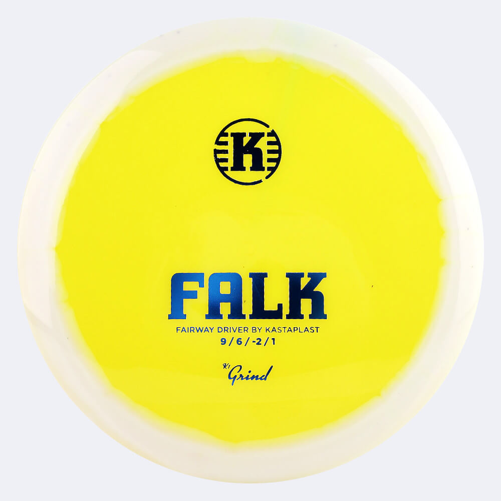 Kastaplast Falk in yellow, k1 grind plastic Kastaplast Falk in yellow, k1 grind plastic