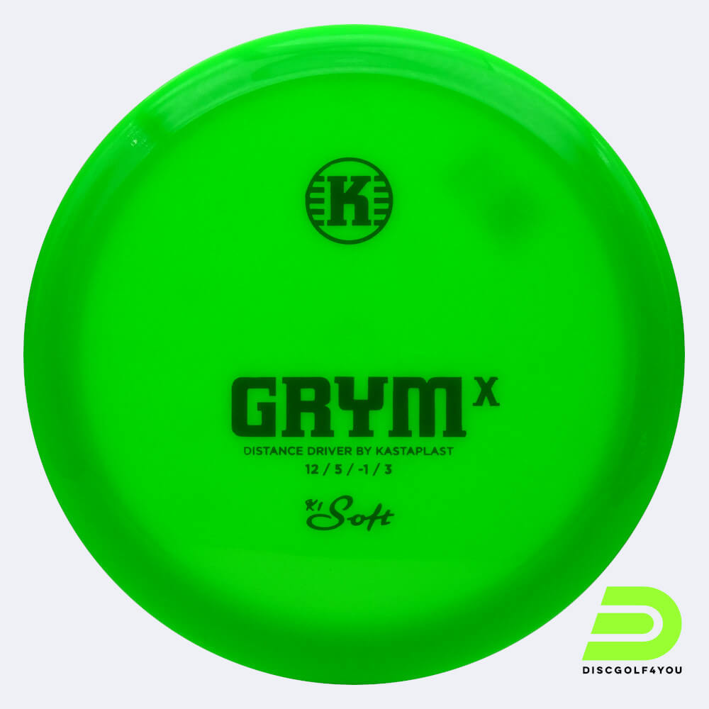Kastaplast GrymX in green, k1 soft plastic Kastaplast GrymX in green, k1 soft plastic