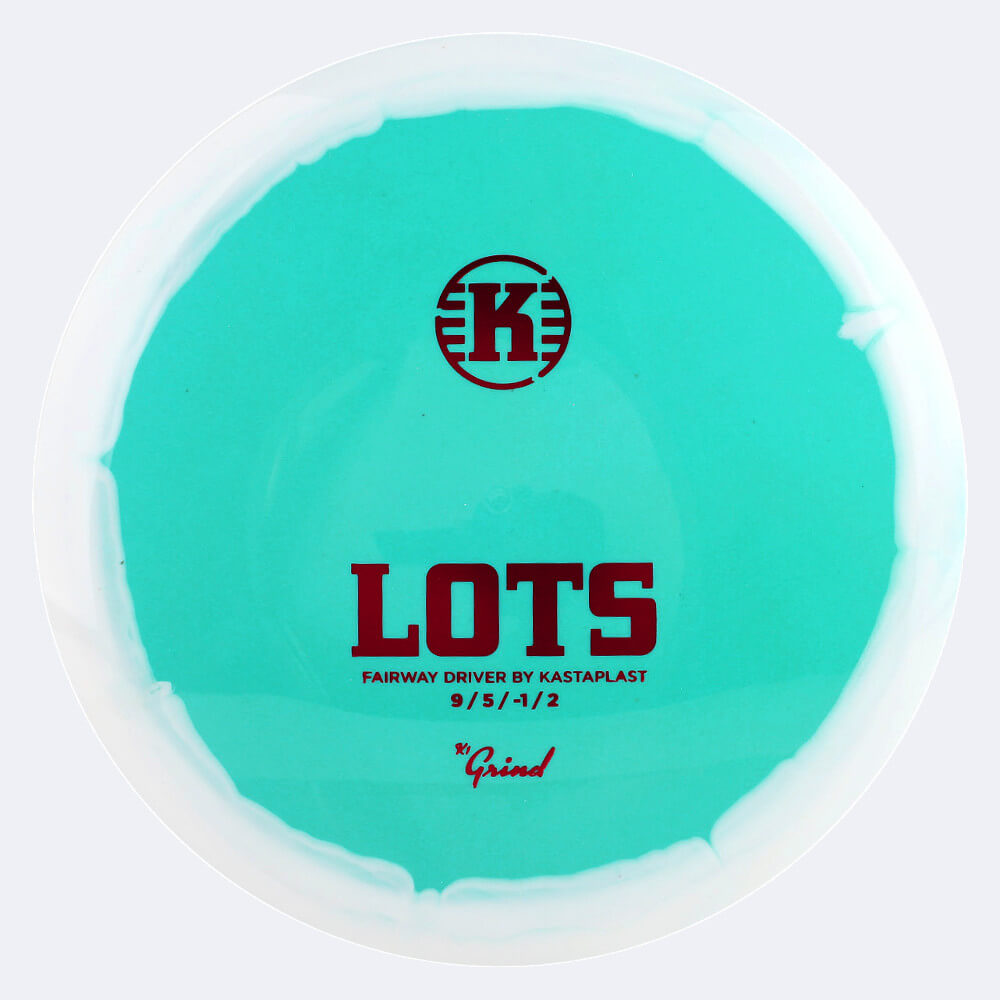 Kastaplast Lots in turquoise, k1 grind plastic Kastaplast Lots in turquoise, k1 grind plastic