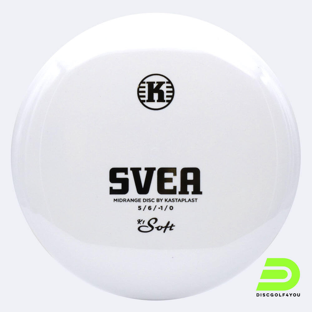 Kastaplast Svea in white, k1 soft plastic Kastaplast Svea in white, k1 soft plastic