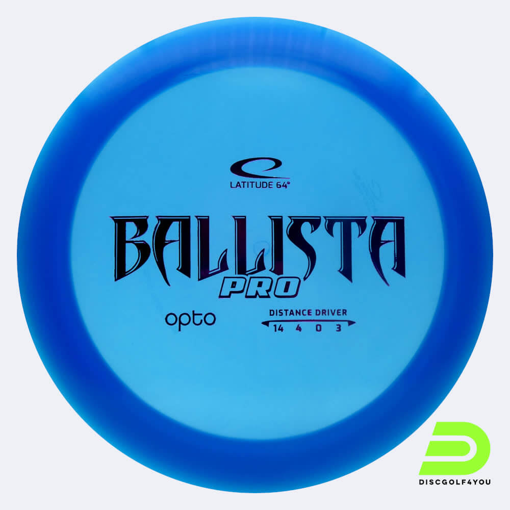 latitude 64° ballista pro in blau, im opto kunststoff und ohne spezialeffekt Latitude 64° Ballista Pro in blau, im Opto Kunststoff und ohne Spezialeffekt